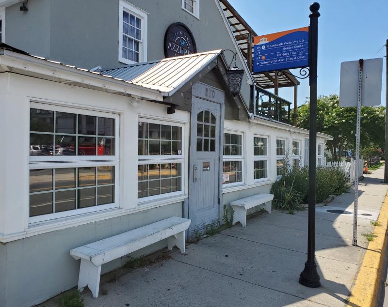 This sign on the southeast corner of South Second Street and Wilmington Avenue points people toward the Boardwalk, Cape Henlopen Senior Center and shopping.